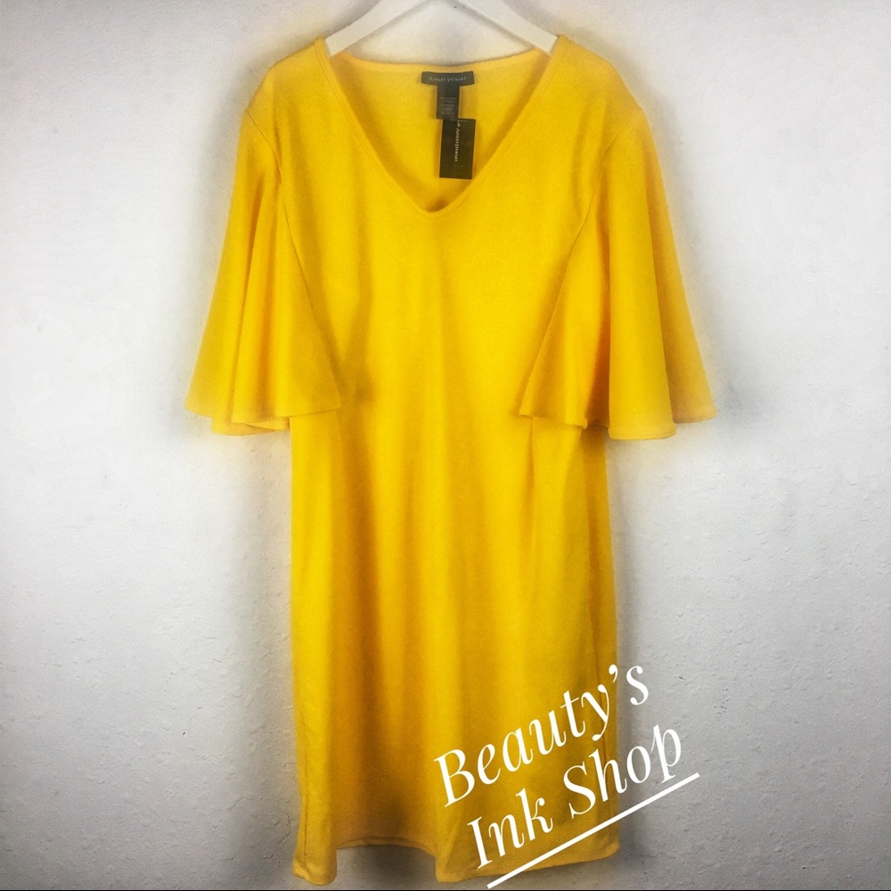 New: Ashley Stewart Yellow Dress